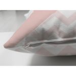 Çift Taraflı Renkli Zemin Üzerinde Gold Detaylı Geometrik Çizimli Süet Yastık Kırlent Kılıfı Realhomes