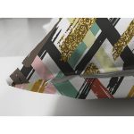 - Suet-K-8277-Gorsel3 - Realhomes Çift Taraflı Beyaz Zemin Üzerinde Renkli Geometrik Çizgili Dijital Baskılı Modern Süet Yastık Kılıfı Realhomes