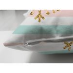 - Suet-K-8285-Gorsel3 - Realhomes Çift Taraflı Beyaz Zeminli Renkli Yatay Çizigili Gold Detaylı Kartanesi Desenli Süet Kırlent Kılıfı Realhomes