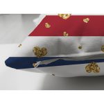 - Suet-K-8304-Gorsel3 - Realhomes Çift Taraflı Beyaz Zemin Üzerinde Gold Detaylı Kalp Desenli Modern Süet Yastık Kırlent Kılıfı Realhomes