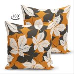 - Suet-K-8371-Gorsel2 - Realhomes Çift Taraflı Rengarenk Zemin Üzerinde Çiçek Desenli Dijital Baskılı Modern Süet Yastık Kırlent Kılıfı Realhomes