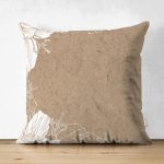 - Suet-K-8372-Gorsel1 - Realhomes Çift Taraflı Rengarenk Zemin Üzerinde Beyaz Çiçek Desenli Süet Yastık Kırlent Kılıfı Realhomes