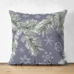 Çift Taraflı Renkli Zeminli Kartanesi Desenli Dijital Baskılı Modern Süet Yastık Kırlent Kılıfı Realhomes