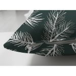 - Suet-K-8415-Gorsel3 - Realhomes Çift Taraflı Renkli Zeminli Beyaz Yaprak Desenli Dijital Baskılı Modern Süet Yastık Kırlent Kılıfı Realhomes