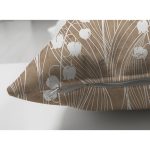 Çift Taraflı Rengarenk Zemin Üzerinde Beyaz Çiçek Desenli Süet Yastık Kırlent Kılıfı Realhomes