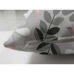 Çift Taraflı Pastel Zemin Üzerinde Yaprak Desenli Dijital Baskılı Modern Süet Yastık Kırlent Kılıfı Realhomes