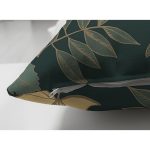 - Suet-K-8458-Gorsel3 - Realhomes Çift Taraflı Siyah Zemin Üzerinde Yaprak Desenli Dijital Baskılı Modern Süet Yastık Kırlent Kılıfı Realhomes
