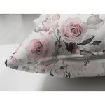 - Suet-K-8500-Gorsel3 - Realhomes Çift Taraflı Beyaz Zemin Üzerinde Rengarenk Çiçek Desenli Süet Yastık Kırlent Kılıfı Realhomes