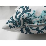 - Suet-K-8508-Gorsel3 - Realhomes Çift Taraflı Beyaz Zemin Üzerinde Renkli Deniz Otu Desenli Dijital Baskılı Modern Süet Yastık Kılıfı Realhomes