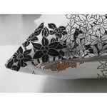 - Suet-K-8515-Gorsel3 - Realhomes Çift Taraflı Beyaz Zemin Üzerinde Rengarenk Çiçek Desenli Süet Yastık Kırlent Kılıfı Realhomes