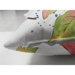 - Suet-K-8524-Gorsel3 - Realhomes Çift Taraflı Beyaz Zeminli Renkli Yaprak Desenli Dijital Baskılı Modern Süet Yastık Kırlent Kılıfı Realhomes