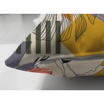 Çift Taraflı Pastel Zemin Üzerinde Renkli Puantiye Desenli Dijital Baskılı Modern Süet Yastık Kılıfı Realhomes