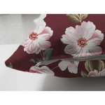 Çift Taraflı Rengarenk Zemin Üzerinde Çiçek Desenli Dijital Baskılı Modern Süet Yastık Kırlent Kılıfı Realhomes