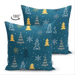 - Suet-K-8588-Gorsel2 - Realhomes Çift Taraflı Pastel Zemin Üzerinde Renkli Çamağacı Desenli Dijital Baskılı Modern Süet Yastık Kılıfı Realhomes