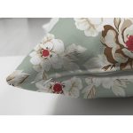 - Suet-K-8589-Gorsel3 - Realhomes  Çift Taraflı Rengarenk Zemin Üzerinde Çiçek Desenli Dijital Baskılı Modern Süet Yastık Kırlent Kılıfı Realhomes