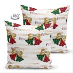 - Suet-K-8620-Gorsel2 - Realhomes Çift Taraflı Beyaz Zeminli Ekoseli Çan Desenli Dijital Baskılı Modern Süet Yastık Kırlent Kılıfı Realhomes