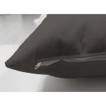 Çift Taraflı Renkli Zemin Üzerinde Yaprak Desenli Dijital Baskılı Modern Süet Yastık Kırlent Kılıfı Realhomes