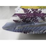 Çift Taraflı Beyaz Zemin Üzerinde Renkli Çizgi Desenli Süet Yastık Kırlent Kılıfı Realhomes