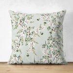 - Suet-K-8658-Gorsel1 - Realhomes Çift Taraflı Pastel Zemin Üzerinde Çiçek Desenli Dijital Baskılı Modern Süet Yastık Kırlent Kılıfı Realhomes