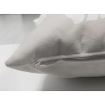 Çift Taraflı Pastel Zemin Üzerinde Yaprak Desenli Dijital Baskılı Modern Süet Yastık Kırlent Kılıfı Realhomes