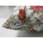 - Suet-K-8666-Gorsel3 - Realhomes Çift Taraflı Beyaz Zemin Üzerinde Çiçek Desenli Dijital Baskılı Modern Süet Yastık Kırlent Kılıfı Realhomes