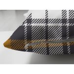 Çift Taraflı Beyaz Zemin Üzerinde Renkli Ekose Desenli Süet Yastık Kırlent Kılıfı Realhomes