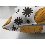 - Suet-K-8686-Gorsel3 - Realhomes Çift Taraflı Beyaz Zemin Üzerinde Renkli Balkabağı Desenli Dijital Baskılı Modern Süet Yastık Kılıfı Realhomes