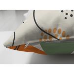 Çift Taraflı Renkli Zemin Üzerinde Onedraw Çizimki Meyva Desenli Süet Yastık Kırlent Kılıfı Realhomes