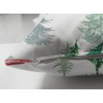 - Suet-K-8703-Gorsel3 - Realhomes Çift Taraflı Beyaz Zemin Üzerinde Çamağacı Desenli Dijital Baskılı Modern Süet Yastık Kırlent Kılıfı Realhomes