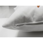 Çift Taraflı Beyaz Zemin Üzerinde Sonbahar Renkli Şemsiye Desenli Süet Yastık Kırlent Kılıfı Realhomes