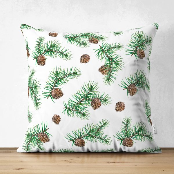 Çift Taraflı Beyaz Zemin Üzerinde Renkli Balkabağı Desenli Dijital Baskılı Modern Süet Yastık Kılıfı Realhomes