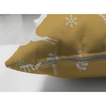 - Suet-K-8737-Gorsel3 - Realhomes Çift Taraflı Renkli Zemin Üzerinde Geyik Desenli Dijital Baskılı Modern Süet Yastık Kırlent Kılıfı Realhomes