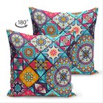 - Suet-K-8753-Gorsel2 - Realhomes Çift Taraflı Renkli Zeminli Geometrik Desenli Dijital Baskılı Modern Süet Yastık Kırlent Kılıfı Realhomes
