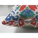 - Suet-K-8765-Gorsel3 - Realhomes Çift Taraflı Beyaz Zemin Üzerinde Çini Desenli Dijital Baskılı Modern Süet Yastık Kırlent Kılıfı Realhomes