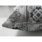 Çift Taraflı Renkli Zeminli Geometrik Desenli Dijital Baskılı Modern Süet Yastık Kırlent Kılıfı Realhomes