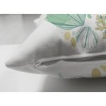 Çift Taraflı Beyaz Zeminli Deniz Yıldızı Desenli Dijital Baskılı Modern Süet Yastık Kırlent Kılıfı Realhomes