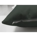 Çift Taraflı Renkli Zemin Üzerinde Yaprak Desenli Dijital Baskılı Modern Süet Yastık Kırlent Kılıfı Realhomes