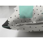 - Suet-K-8848-Gorsel3 - Realhomes Çift Taraflı Beyaz Zemin Üzerinde Siyah Puantiyeli Kaktüs Desenli Süet Yastık Kırlent Kılıfı Realhomes