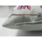 Çift Taraflı Renkli Zemin Üzerinde Oklu Kaktüs Desenli Süet Yastık Kırlent Kılıfı Realhomes