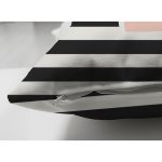 Çift Taraflı Renkli Zemin Üzerinde Siyah Çizgili Kaktüs Desenli Modern Süet Yastık Kırlent Kılıfı Realhomes