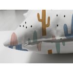 - Suet-K-8862-Gorsel3 - Realhomes Çift Taraflı Beyaz Zeminli Renkli Kaktüs Desenli Dijital Baskılı Modern Süet Yastık Kırlent Kılıfı Realhomes