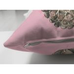 Çift Taraflı Renkli Zemin Üzerinde Kaktüs Desenli Dijital Baskılı Modern Süet Yastık Kırlent Kılıfı Realhomes