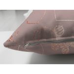 Çift Taraflı Renkli Zemin Üzerinde Kaktüs Desenli Dijital Baskılı Modern Süet Yastık Kırlent Kılıfı Realhomes