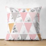 - Suet-K-8893-Gorsel1 - Realhomes Çift Taraflı Renkli Geometrik Desenli Mermer Motifli Dijital Baskılı Modern Süet Yastık Kılıfı Realhomes