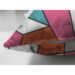 Çift Taraflı Renkli Geometrik Desenli Mermer Motifli Dijital Baskılı Modern Süet Kırlent Kılıfı Realhomes