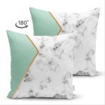 - Suet-K-8901-Gorsel2 - Realhomes  Çift Taraflı Renkli Geometrik Desenli Mermer Motifli Dijital Baskılı Modern Süet Kırlent Kılıfı Realhomes