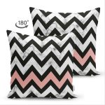 - Suet-K-8906-Gorsel2 - Realhomes Çift Taraflı Mermer Zeminli Renkli Geometrik Zigzag Desenli Modern Süet Yastık Kırlent Kılıfı Realhomes