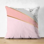 - Suet-K-8907-Gorsel1 - Realhomes Çift Taraflı Renkli Geometrik Desenli Mermer Motifli Dijital Baskılı Modern Süet Kırlent Kılıfı Realhomes