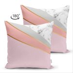- Suet-K-8907-Gorsel2 - Realhomes Çift Taraflı Renkli Geometrik Desenli Mermer Motifli Dijital Baskılı Modern Süet Kırlent Kılıfı Realhomes