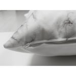 Çift Taraflı Renkli Geometrik Desenli Mermer Motifli Dijital Baskılı Modern Süet Kırlent Kılıfı Realhomes